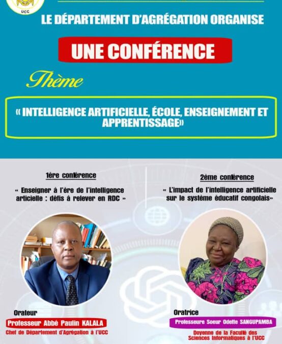 Conférence sur l’intelligence artificielle, école, enseignement et apprentissage au département d’agrégation de l’UCC