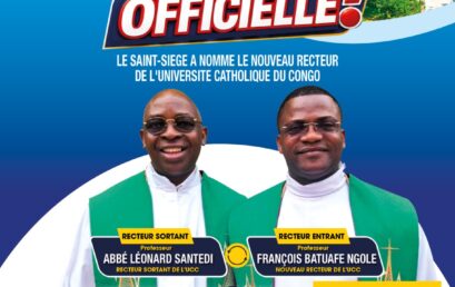 Annonce Officielle de la Nomination du nouveau Recteur de l’Université Catholique du Congo