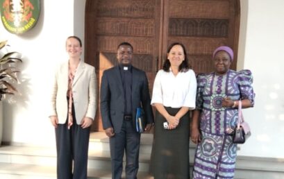 UCC-FLASH : LE NOUVEAU RECTEUR DE L’UCC, LE PROFESSEUR ABBÉ FRANÇOIS BATUAFE, CORDIALEMENT REÇU PAR S.E. MADAME ROXANE BILDERLING, AMBASSADRICE DE BELGIQUE EN RDC