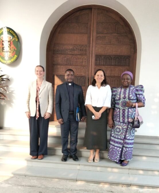 UCC-FLASH : LE NOUVEAU RECTEUR DE L’UCC, LE PROFESSEUR ABBÉ FRANÇOIS BATUAFE, CORDIALEMENT REÇU PAR S.E. MADAME ROXANE BILDERLING, AMBASSADRICE DE BELGIQUE EN RDC